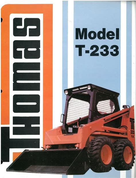 thomas 233 skid steer specs|thomas t 233 specs.